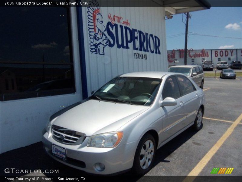 Clear Silver / Gray 2006 Kia Spectra EX Sedan