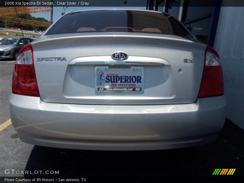 Clear Silver / Gray 2006 Kia Spectra EX Sedan