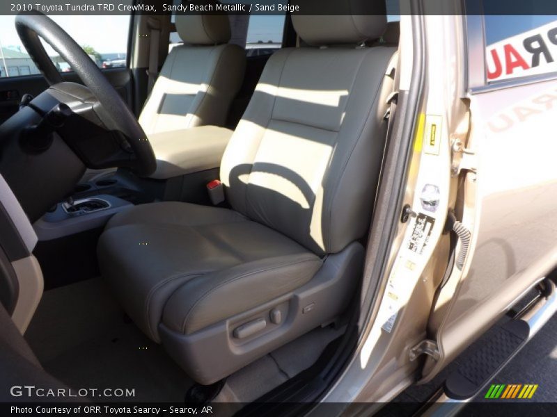 Sandy Beach Metallic / Sand Beige 2010 Toyota Tundra TRD CrewMax