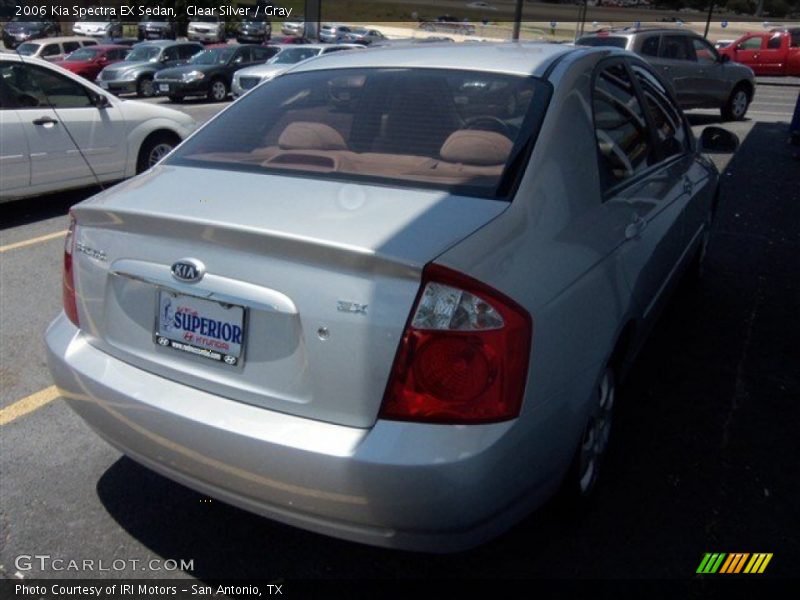 Clear Silver / Gray 2006 Kia Spectra EX Sedan