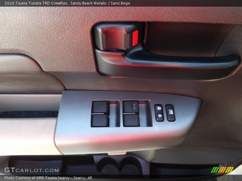 Sandy Beach Metallic / Sand Beige 2010 Toyota Tundra TRD CrewMax