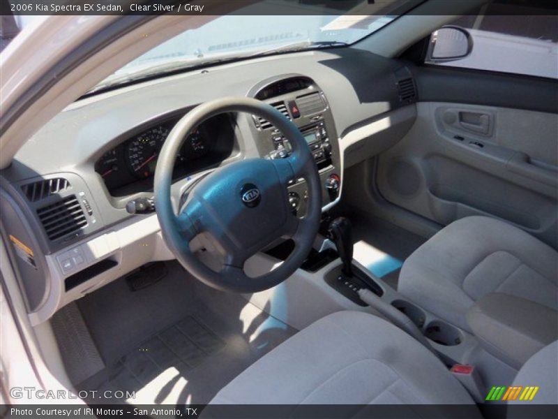 Clear Silver / Gray 2006 Kia Spectra EX Sedan