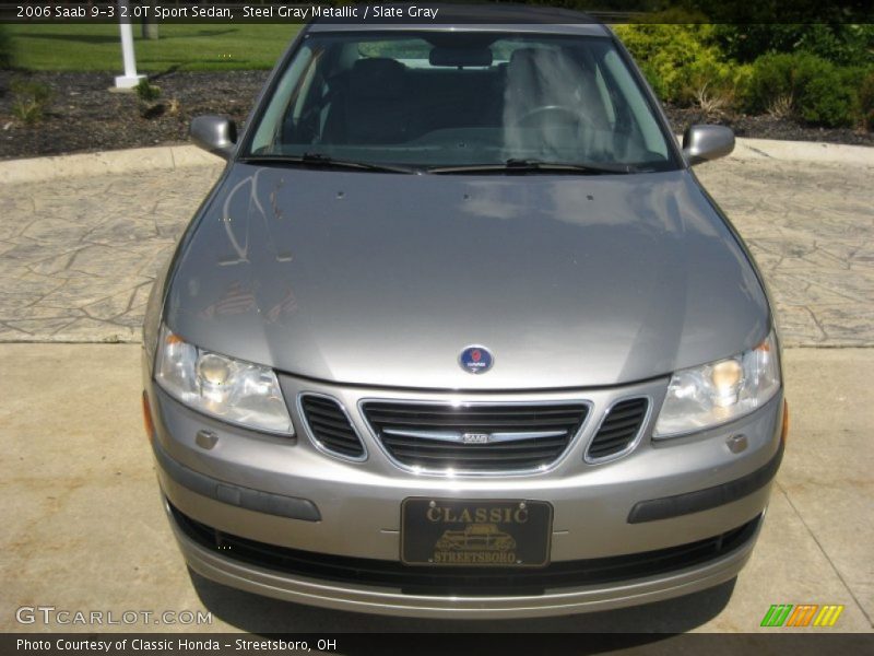 Steel Gray Metallic / Slate Gray 2006 Saab 9-3 2.0T Sport Sedan