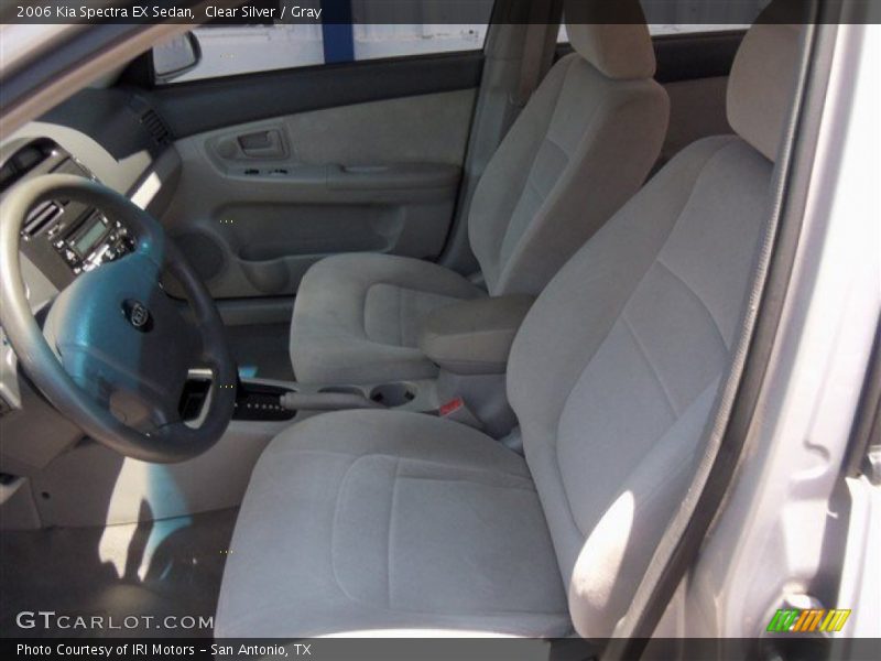 Clear Silver / Gray 2006 Kia Spectra EX Sedan