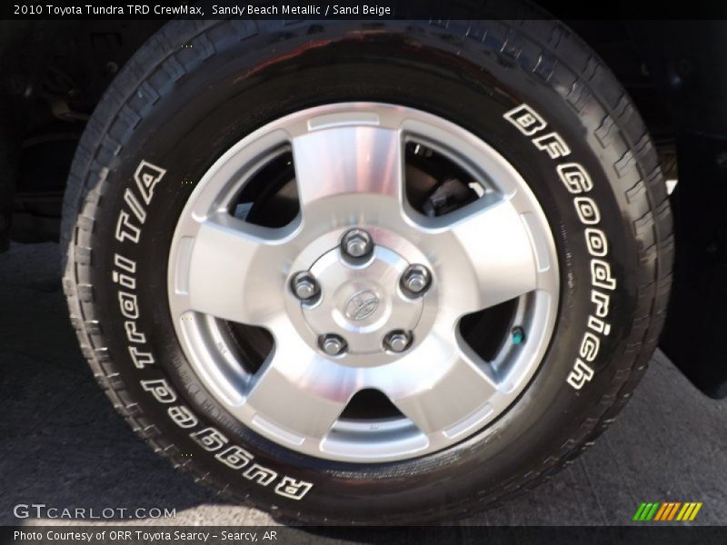 Sandy Beach Metallic / Sand Beige 2010 Toyota Tundra TRD CrewMax