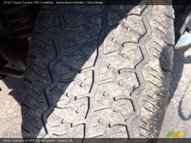 Sandy Beach Metallic / Sand Beige 2010 Toyota Tundra TRD CrewMax