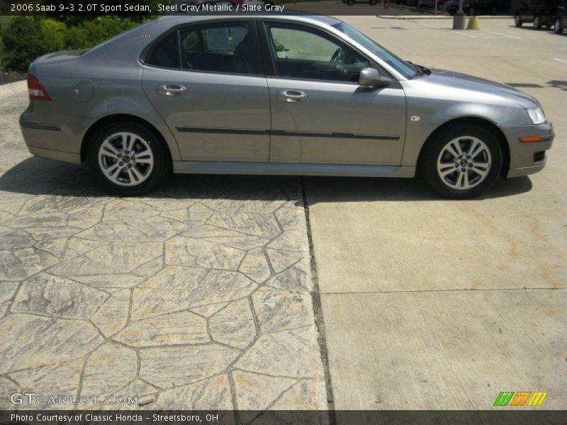 Steel Gray Metallic / Slate Gray 2006 Saab 9-3 2.0T Sport Sedan