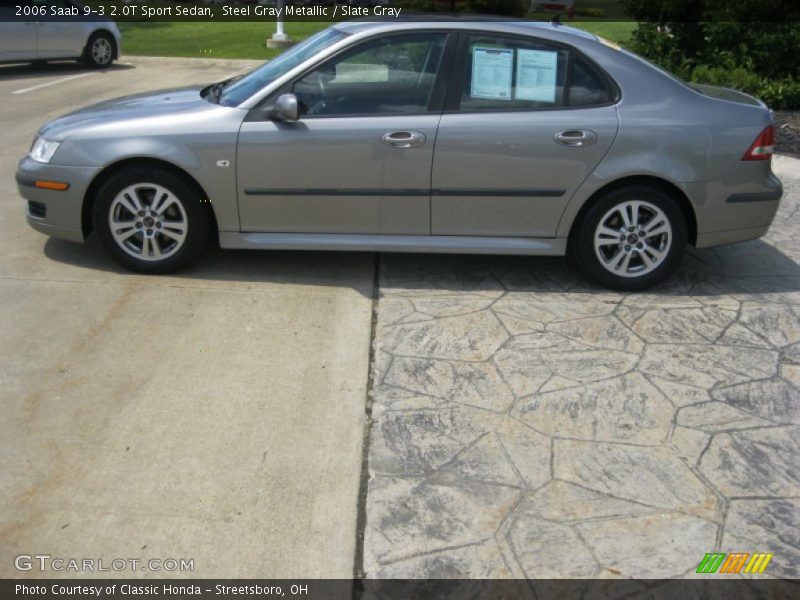 Steel Gray Metallic / Slate Gray 2006 Saab 9-3 2.0T Sport Sedan