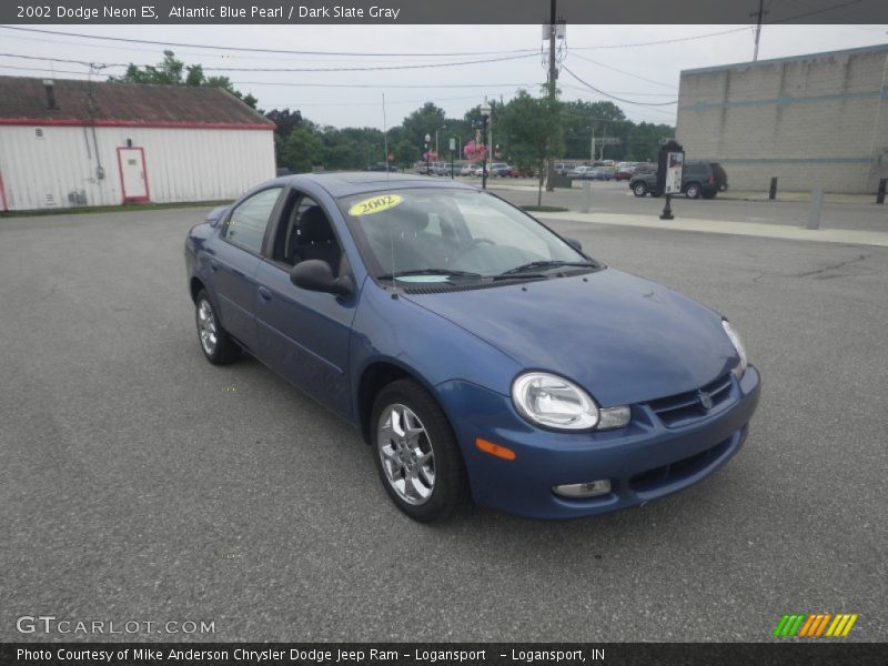 Atlantic Blue Pearl / Dark Slate Gray 2002 Dodge Neon ES