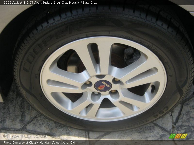 Steel Gray Metallic / Slate Gray 2006 Saab 9-3 2.0T Sport Sedan