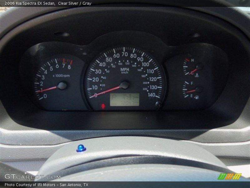 Clear Silver / Gray 2006 Kia Spectra EX Sedan