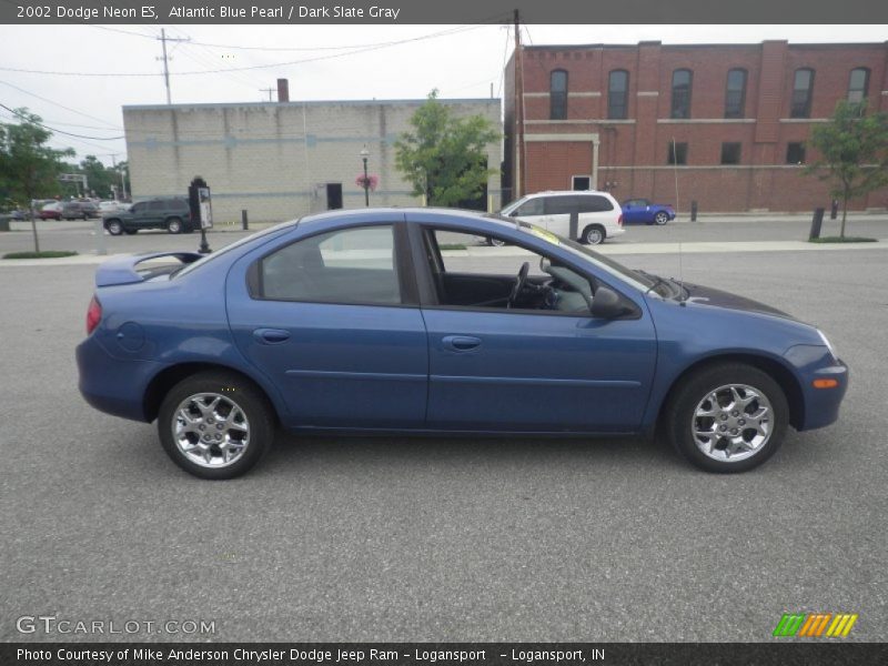 Atlantic Blue Pearl / Dark Slate Gray 2002 Dodge Neon ES