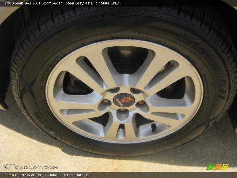 Steel Gray Metallic / Slate Gray 2006 Saab 9-3 2.0T Sport Sedan