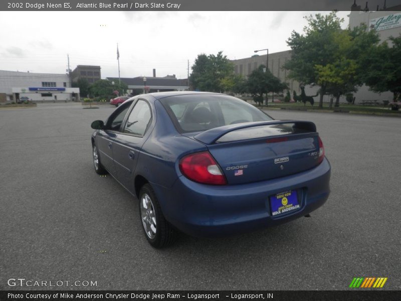 Atlantic Blue Pearl / Dark Slate Gray 2002 Dodge Neon ES