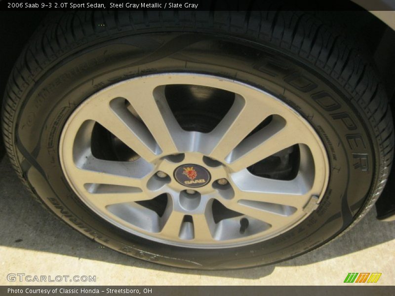 Steel Gray Metallic / Slate Gray 2006 Saab 9-3 2.0T Sport Sedan
