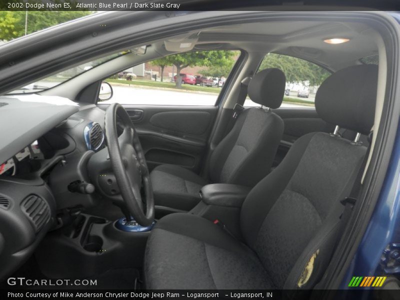 Atlantic Blue Pearl / Dark Slate Gray 2002 Dodge Neon ES