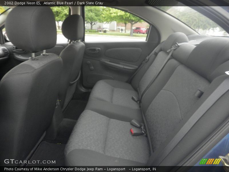 Atlantic Blue Pearl / Dark Slate Gray 2002 Dodge Neon ES