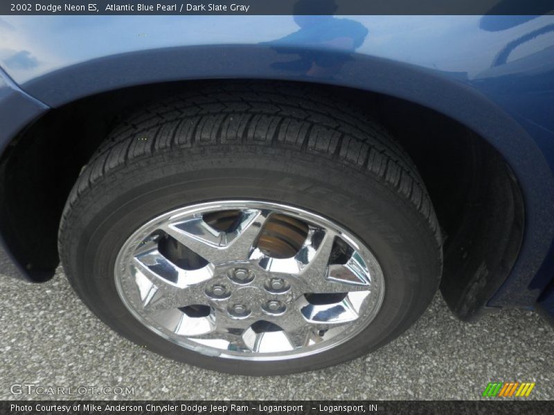 Atlantic Blue Pearl / Dark Slate Gray 2002 Dodge Neon ES