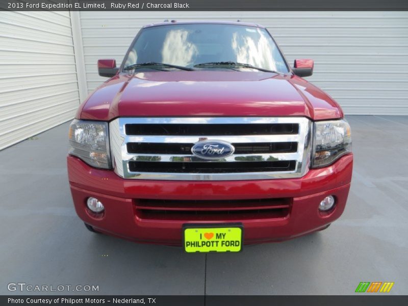 Ruby Red / Charcoal Black 2013 Ford Expedition EL Limited