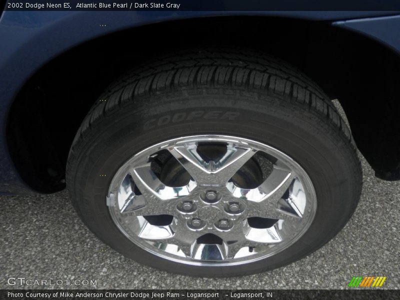 Atlantic Blue Pearl / Dark Slate Gray 2002 Dodge Neon ES