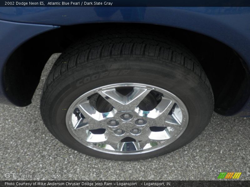Atlantic Blue Pearl / Dark Slate Gray 2002 Dodge Neon ES