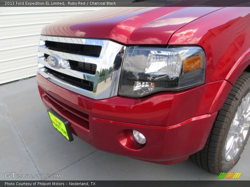 Ruby Red / Charcoal Black 2013 Ford Expedition EL Limited