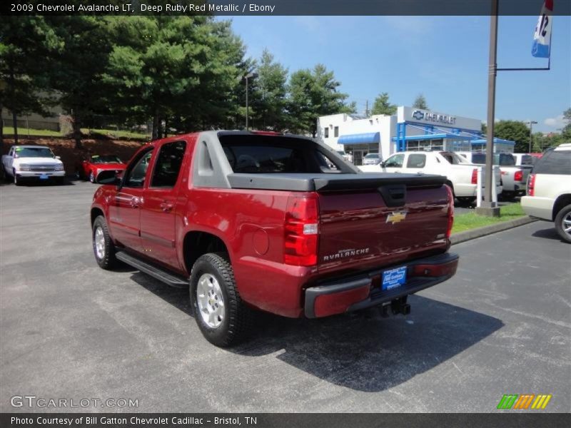 Deep Ruby Red Metallic / Ebony 2009 Chevrolet Avalanche LT