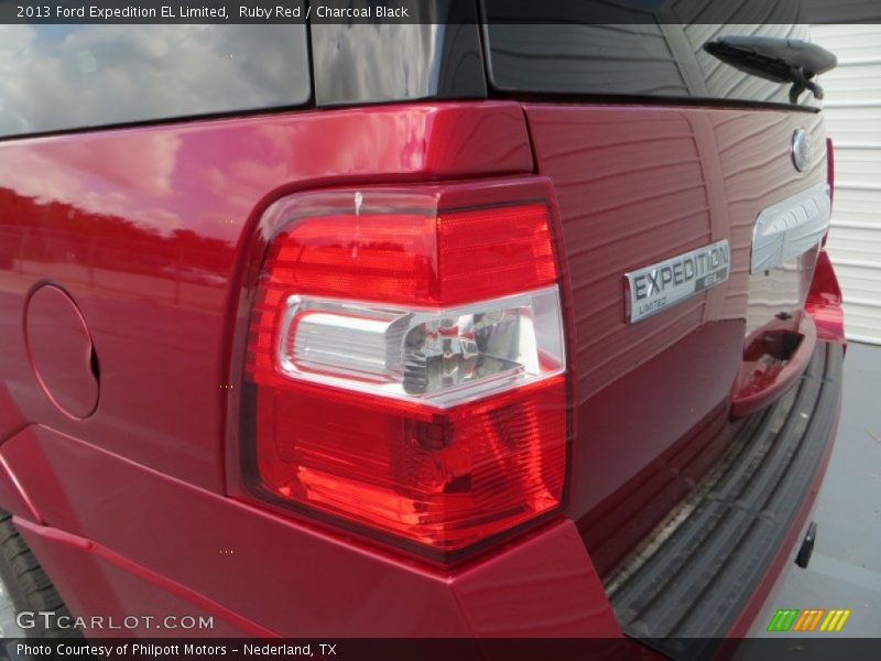 Ruby Red / Charcoal Black 2013 Ford Expedition EL Limited