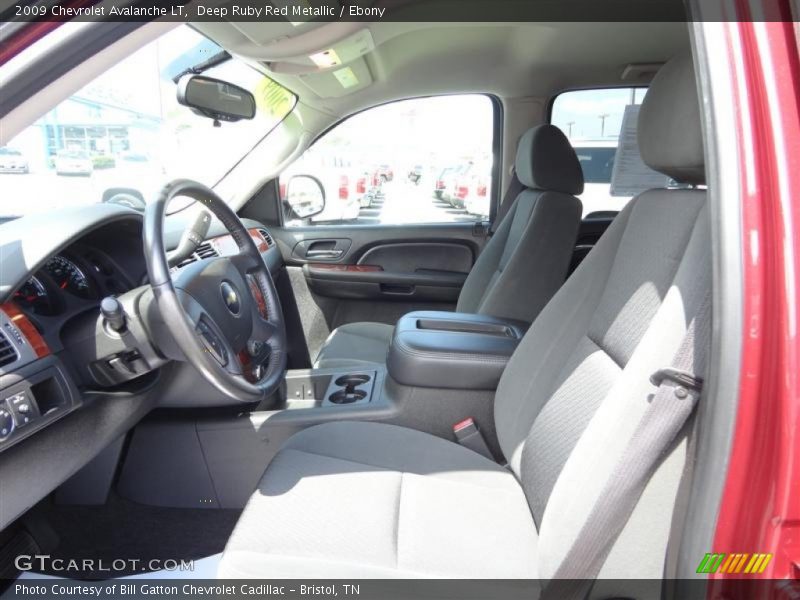 Deep Ruby Red Metallic / Ebony 2009 Chevrolet Avalanche LT