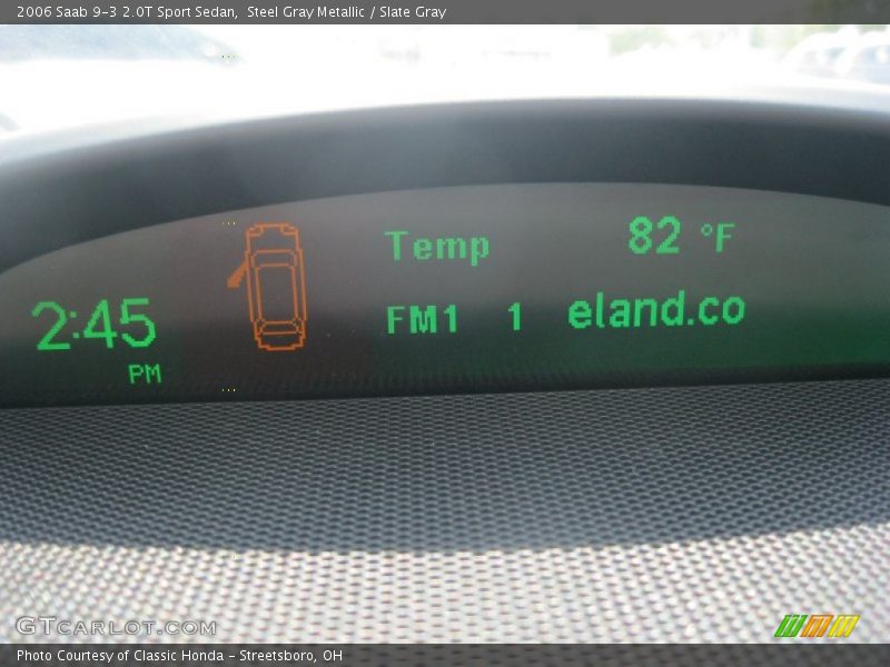 Steel Gray Metallic / Slate Gray 2006 Saab 9-3 2.0T Sport Sedan