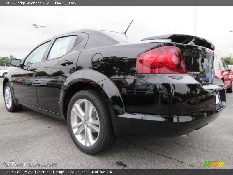 Black / Black 2013 Dodge Avenger SE V6