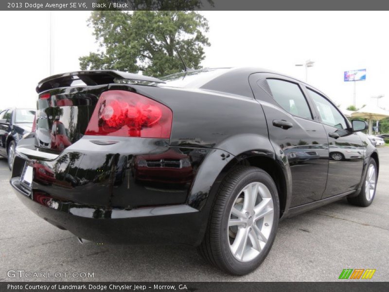 Black / Black 2013 Dodge Avenger SE V6