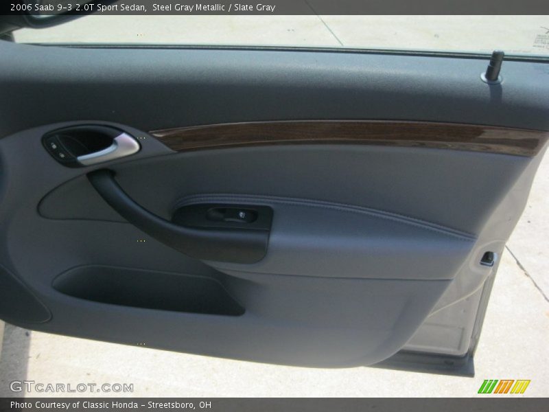 Steel Gray Metallic / Slate Gray 2006 Saab 9-3 2.0T Sport Sedan