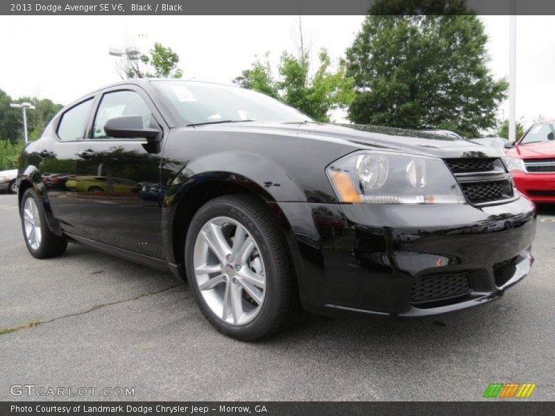 Black / Black 2013 Dodge Avenger SE V6