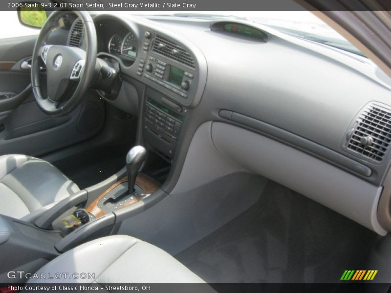 Steel Gray Metallic / Slate Gray 2006 Saab 9-3 2.0T Sport Sedan