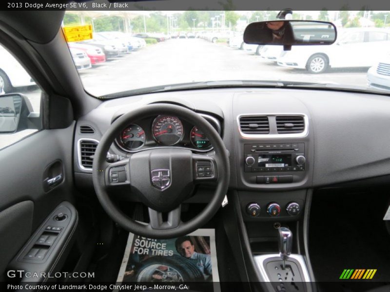 Black / Black 2013 Dodge Avenger SE V6