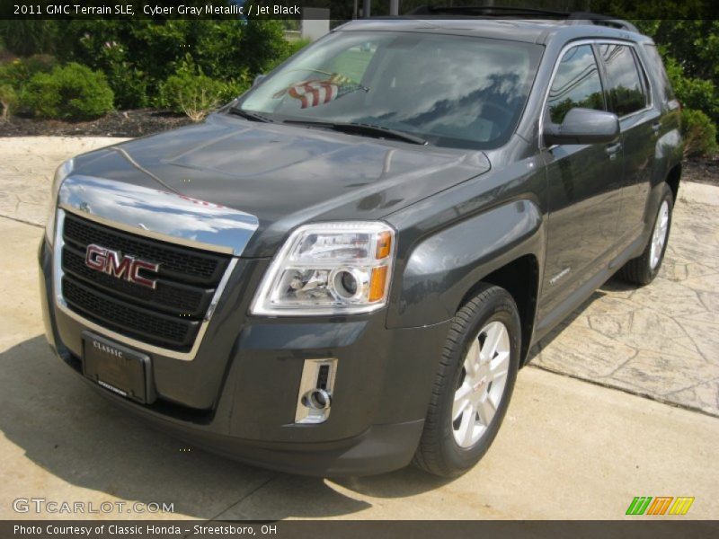 Cyber Gray Metallic / Jet Black 2011 GMC Terrain SLE