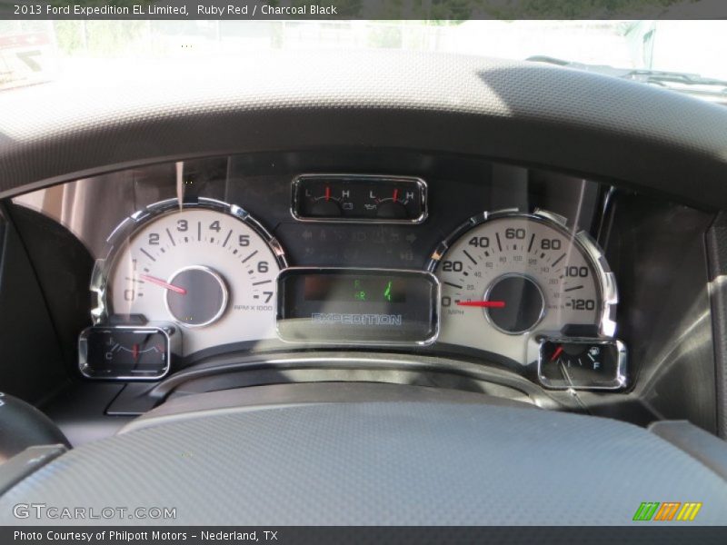 Ruby Red / Charcoal Black 2013 Ford Expedition EL Limited