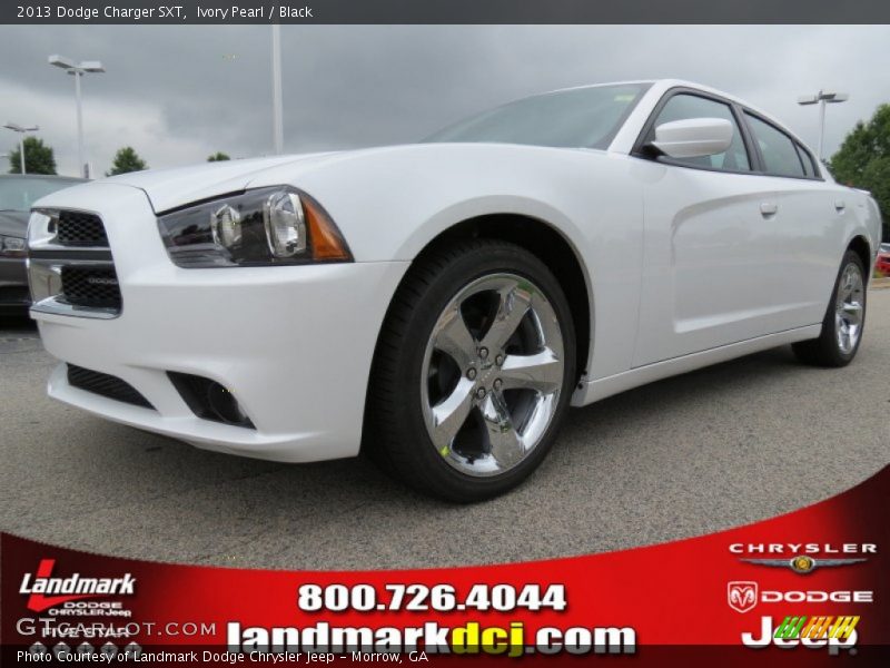 Ivory Pearl / Black 2013 Dodge Charger SXT