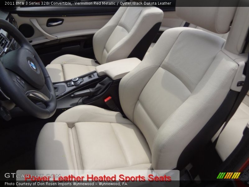 Vermillion Red Metallic / Oyster/Black Dakota Leather 2011 BMW 3 Series 328i Convertible
