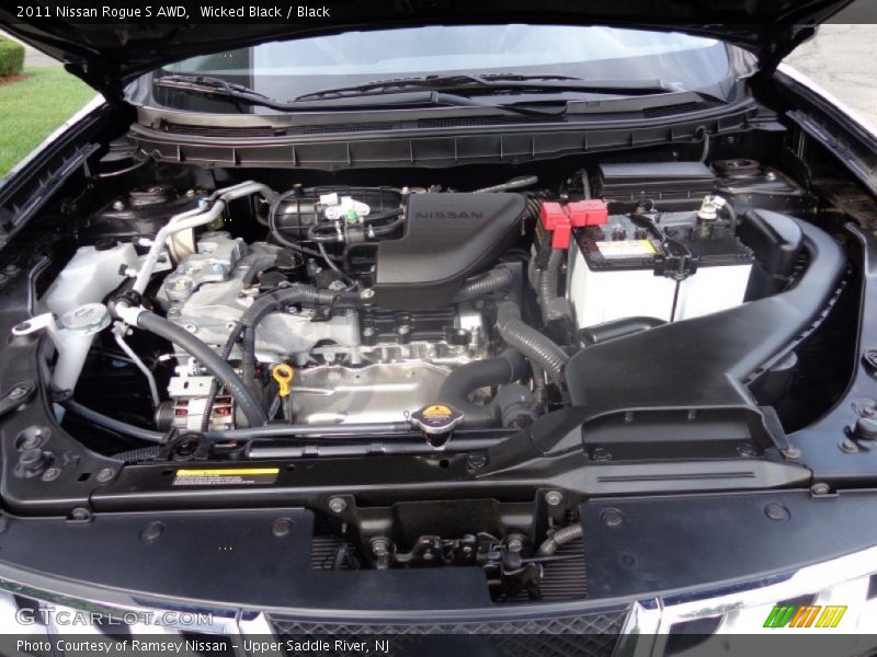 Wicked Black / Black 2011 Nissan Rogue S AWD