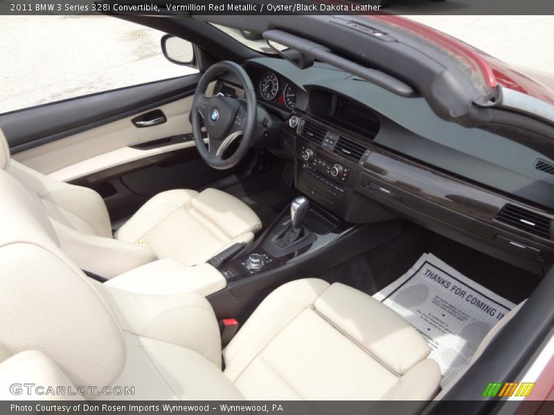 Vermillion Red Metallic / Oyster/Black Dakota Leather 2011 BMW 3 Series 328i Convertible