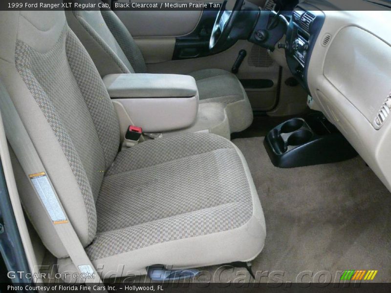 Black Clearcoat / Medium Prairie Tan 1999 Ford Ranger XLT Regular Cab