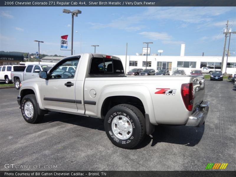 Silver Birch Metallic / Very Dark Pewter 2006 Chevrolet Colorado Z71 Regular Cab 4x4