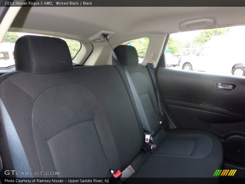 Wicked Black / Black 2011 Nissan Rogue S AWD