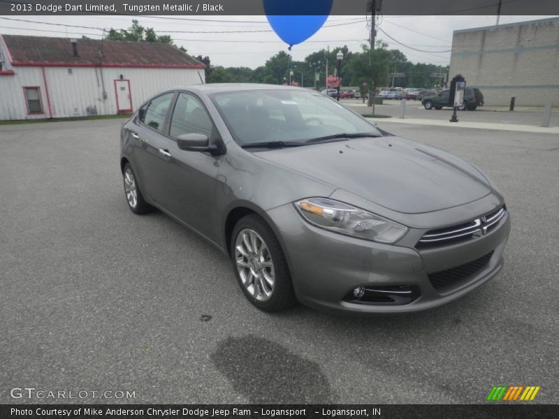 Tungsten Metallic / Black 2013 Dodge Dart Limited