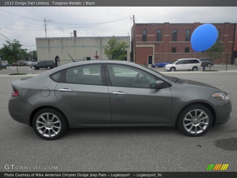 Tungsten Metallic / Black 2013 Dodge Dart Limited