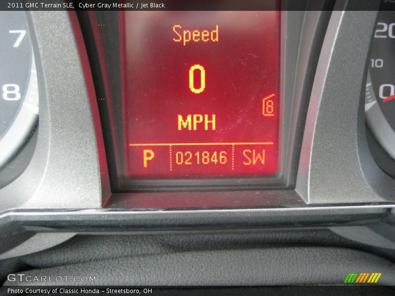 Cyber Gray Metallic / Jet Black 2011 GMC Terrain SLE