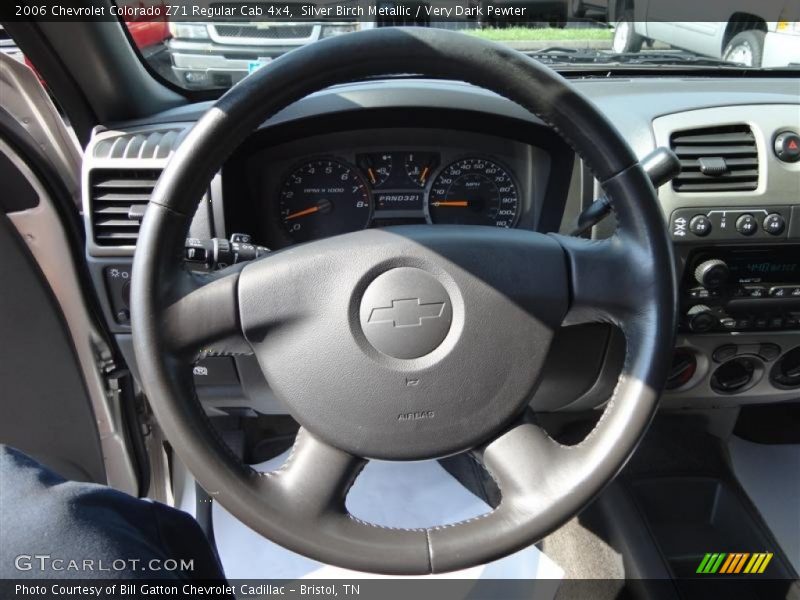 Silver Birch Metallic / Very Dark Pewter 2006 Chevrolet Colorado Z71 Regular Cab 4x4