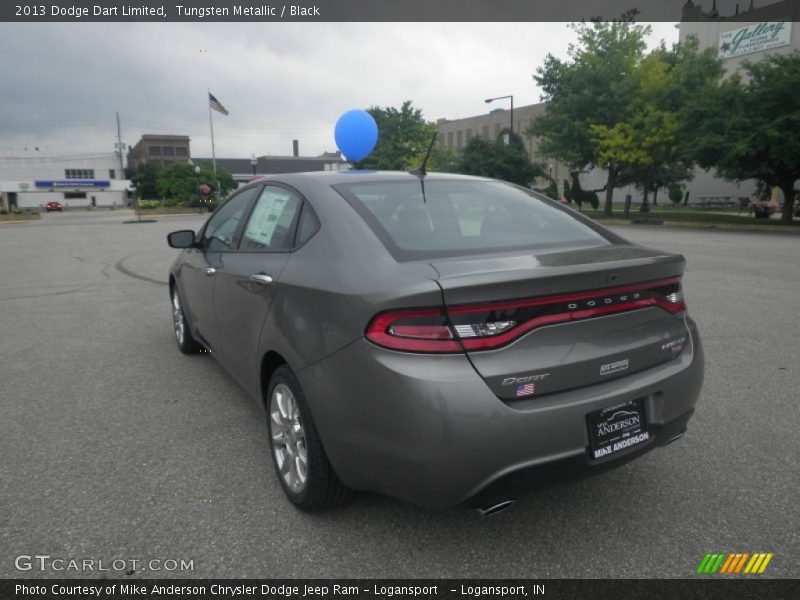 Tungsten Metallic / Black 2013 Dodge Dart Limited